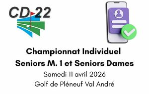 Championnat Départemental Senior M1 et D du 22