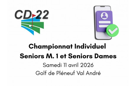 Championnat Départemental Senior M1 et D du 22